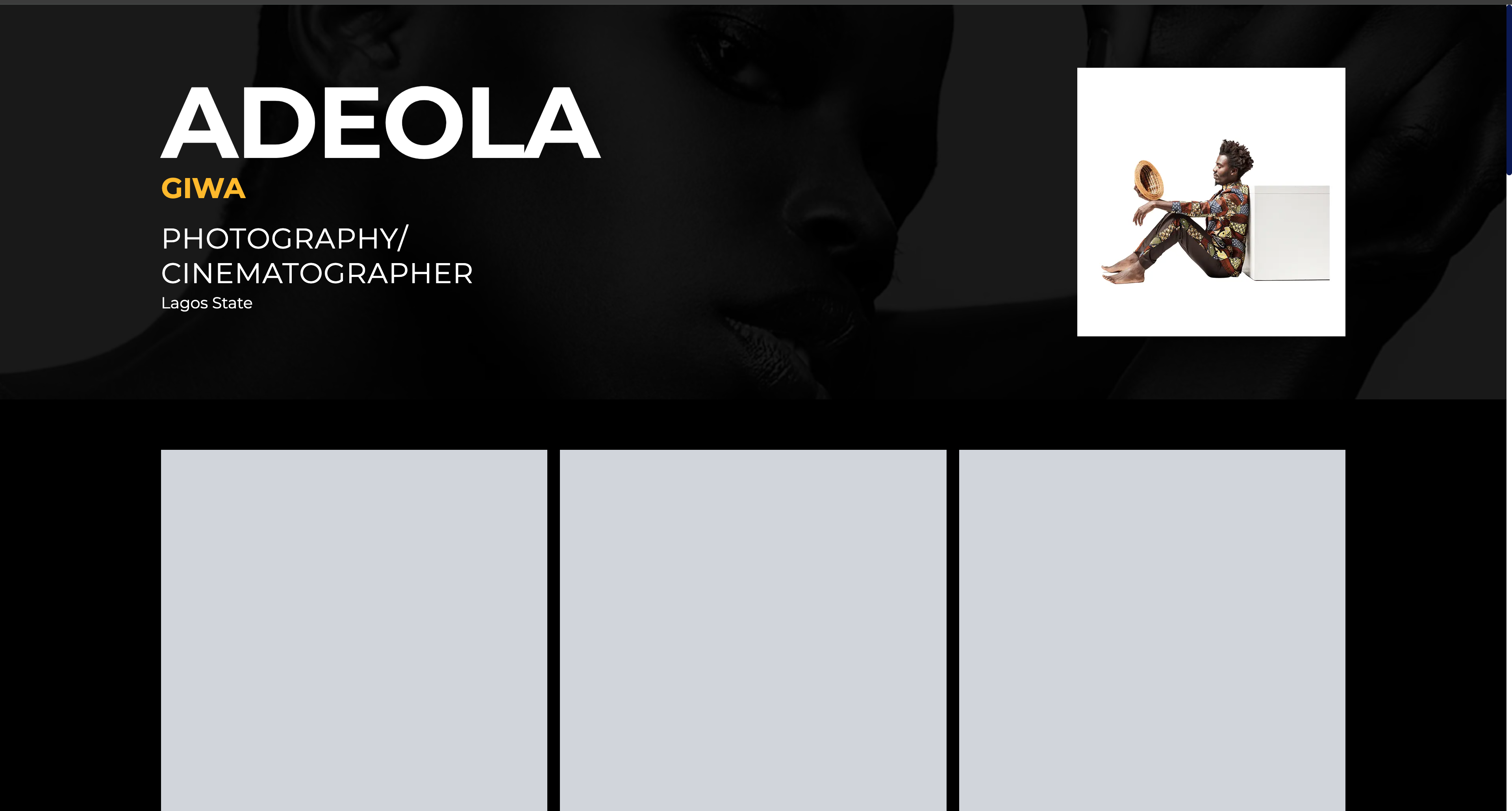 Photography/ Cinematographer